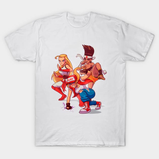 The Queen Of Fighters T-Shirt by BrunoMota